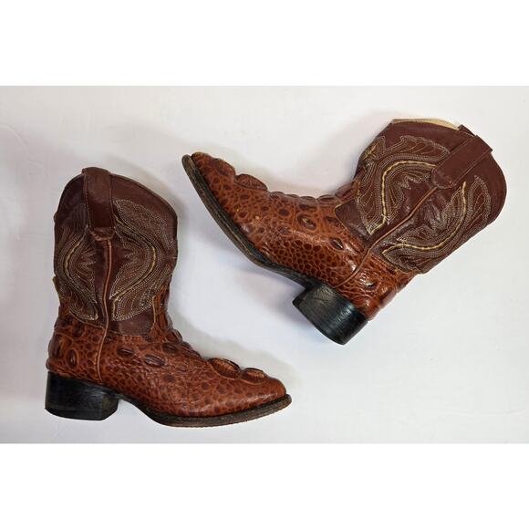 Sebastians Boots Cowboy Boots Kids 9.5 | Mex 18.5 Crocodile Western - Picture 3 of 7